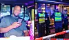 Terry S. (Bild links) wurde im Juli in einer Shisha-Bar in Hohenfelde ermordet. Rechts: Polizisten am Tatort