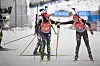 Hanna Kebinger und Sophia Schneider beim Wechsel