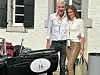 Scooter-Frontmann H.P. Baxxter und seine Partnerin Sara.