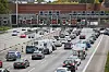 Röhre im Elbtunnel nach Unfall gesperrt - Stau in beide Richtungen