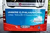 Bus „E-Philharmonie” von der Hochbahn