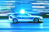 Eine Polizeistreife im Einsatz (Symbolfoto)