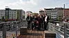 Freuten sich 2015 über die Einigung zum Paloma Viertel: Damaliger Bezirksamtsleiter Andy Grote (SPD), Bernhard Taubenberger von „Bayerische Hausbau“, Baudezernent Bodo Hafke und Mitglieder der „Planbude“.