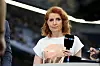 Monica Lierhaus moderiert für RTL das Länderspiel zwischen Deutschland und Kolumbien. (Archivbild)