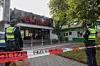 Der Tatort wird durch die Polizei gesichert.