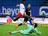 Amadou Onana trifft gegen Sandhausen – sein erste Ligator für den HSV.