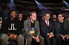 Mola Adebesi, Oliver Pocher, Christoph Daum und Claus Strunz bei Felix Sturm