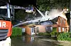 Das Haus wurde durch das Feuer komplett zerstört.