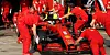 Viele Hände, bald ein Ende: Noch kümmert sich die Ferrari-Crew um den Wagen des scheidenden Sebastian Vettel