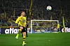 Thomas Meunier beim Aufwärmen vor einem Heimspiel im Signal-Iduna-Park