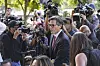 Der Anwalt von Britney Spears, Mathew Rosengart, spricht vor dem Stanley Mosk Gerichtsgebäude in Los Angeles.