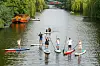 SUP im Alsterkanal.