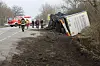 Die Unfallstelle im Kreis Dithmarschen