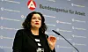BA-Chefin Andrea Nahles: Der Arbeitsmarkt kommt nicht in Schwung. (Archiv Foto)