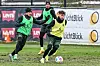 Marcel Hartel und Philipp Treu im Training