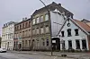 Leere, teils verfallene Gebäude der Hilke-Likörfabrik am Karnapp im Binnenhafen.