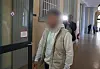 Der 22 Jahre alte Angeklagte im Strafjustizgebäude.