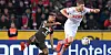 Jeremy Dudziak (damals noch im Trikot von St. Pauli) im Duell mit Simon Terodde. Bald sollen sie gemeinsam angreifen.