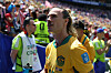 Jackson Irvine verlässt beim WM-Spiel zwischen den USA und Australien das Spielfeld im Lumen Field, Seattle.