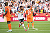 Deniz Undav jubelt nach dem 2:0 für Deutschland im WM-Spiel gegen die Elfenbeinküste in Toronto.