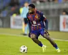 Philip Otele von FC Basel dribbelt im St. Jakob-Stadion gegen Viktoria Pilsen.