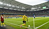 Pascal Groß von Borussia Dortmund am Eckball im Volksparkstadion gegen 1. FC Phoenix Lübeck.