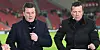 Lothar Matthäus (r.) übt öffentliche Kritik an Dieter Hecking (l.) und dem HSV.