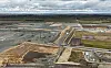 Baustelle der Northvolt Drei Batteriezellenfabrik