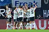 Deutsche Fußballnationalspieler jubeln