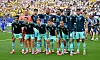 Team Deutschland posiert vor dem WM-Gruppenspiel gegen Ecuador in East Rutherford.