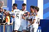 Kai Havertz jubelt mit Mitspielern vor der Tribüne nach dem 1:1 für Deutschland gegen Paraguay.