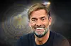 Jürgen Klopp vor dem DFB-Logo in einer Fotomontage zum möglichen Trainerwechsel beim DFB.