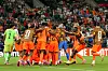 Cody Gakpo jubelt mit niederländischen Mitspielern nach dem 1:0 gegen Marokko im WM-Achtelfinale.