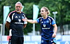 Rodolfo Cardoso und Leila Peneau beim HSV-Training in Hamburg.