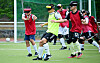 Natan Werner und Michael Loeffler spielen Blindenfußball für den FC St. Pauli in Hamburg.