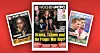 Drei Magazine auf rotem Hintergrund, mittig ein Cover mit der Schlagzeile „Wer lügt?“