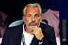 DR-Congo-Trainer Sébastien Desabre blickt konzentriert im Mercedes-Benz Stadium in Atlanta.