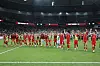 Schweizer Spieler feiern den WM-Sieg im BC Place in Vancouver nach dem Achtelfinalspiel gegen Algerien.