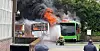 Brennende Busse in Schenefeld