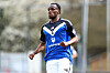 Maurice Boakye von Hamburger SV U21 läuft im Edmund-Plambeck-Stadion gegen FC Eintracht Norderstedt.