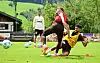 Elias Saad und Scott Banks beim Trainigsduell in Scheffau