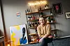 Stephanie Döring präsentiert im Weinladen St. Pauli Rotwein Juno Magnum und Mehling Grauburgunder trocken.