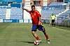 Joan Capdevila kontrolliert den Ball beim Benefizspiel im Estadio BeSoccer La Condomina in Murcia.