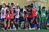 Ferran Torres jubelt mit Marco Llorente und Lamine Yamal nach dem 1:0 gegen Argentinien.