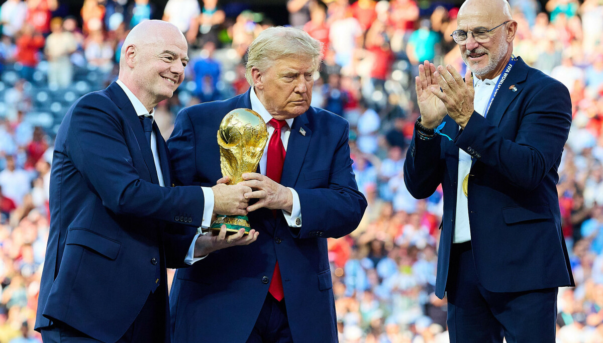 Pfiffe gegen Trump - aber US-Präsident will feiern und hat schon eine neue WM-Idee