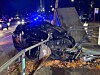 Verunfallter Mercedes
