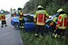 Auf Autobahn bei Hamburg – BMW-Fahrer kracht in Leitplanke