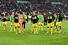 Die BVB-Profis mussten sich von ihren Fans in Augsburg einiges anhören.