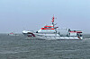 DGzRS-Rettungsboote suchen in der Elbmündung vor Cuxhaven nach einem vermissten Seemann.