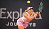 Paula Badosa spielt bei den MSC Hamburg Ladies Open 2026 einen Vorhandschlag.